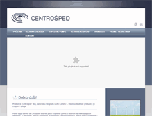 Tablet Screenshot of centrospedbole.co.rs
